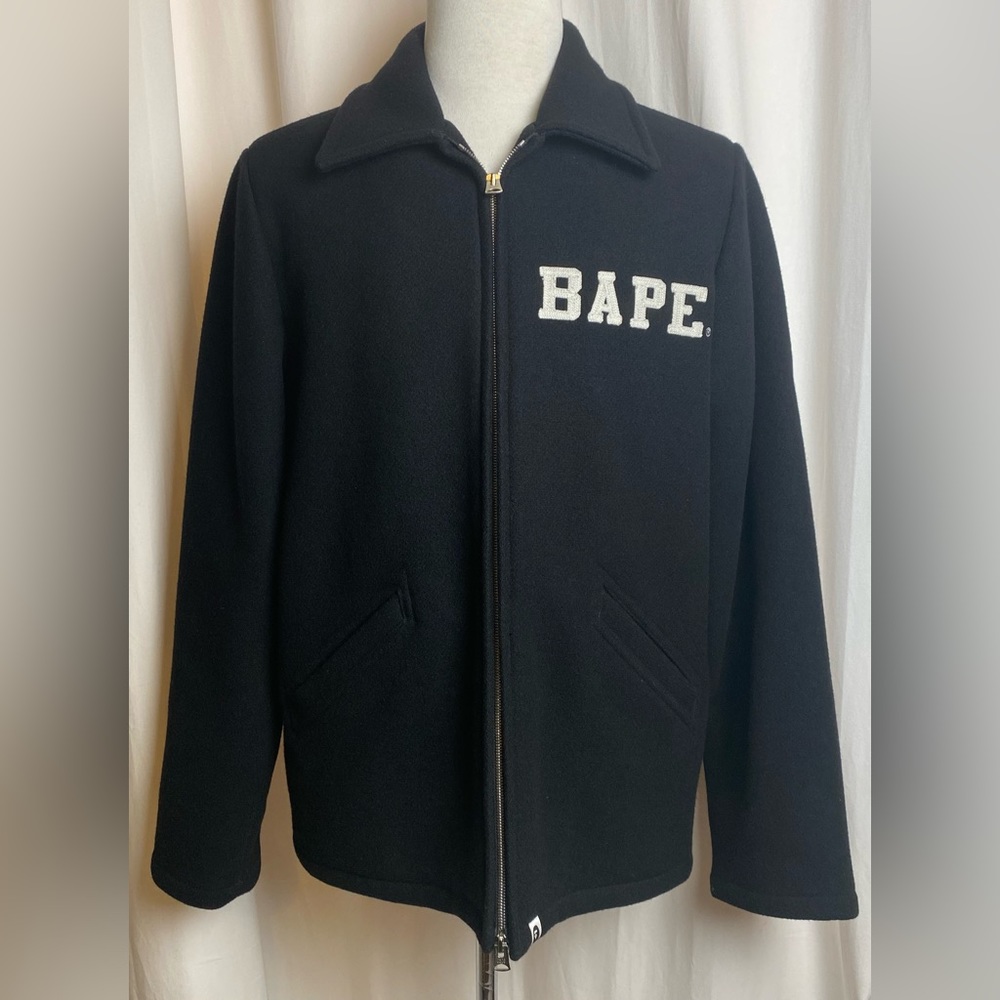 Vintage A Bathing Ape Classics Bape ASNKA Wool Jacket 2000s XL Nigo Archive Rare